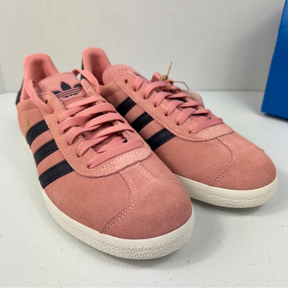 Adidas Gazelle Athletic Sneakers Shoes Pink Black White JH5388 Men - Picture 3 of 6